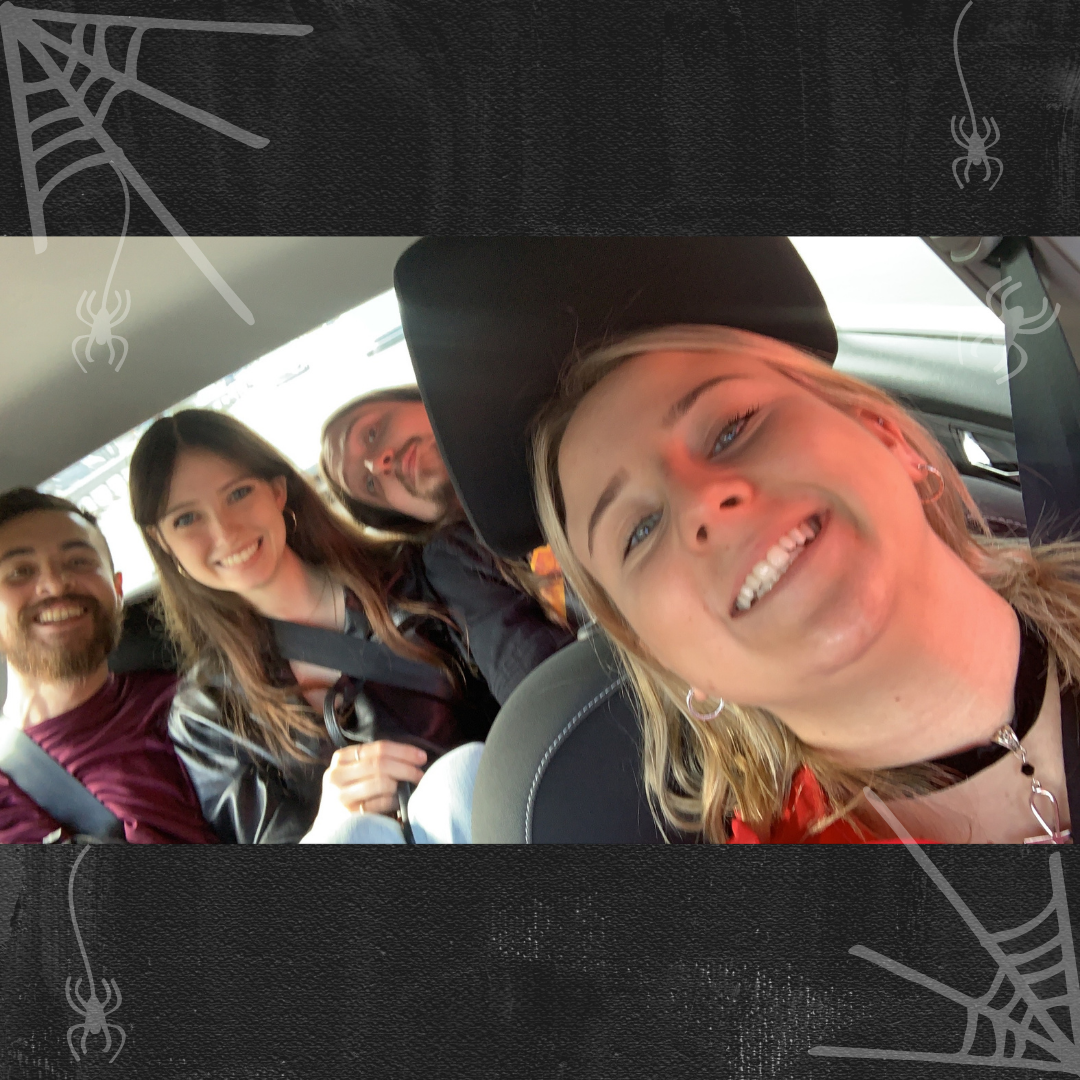 Bristol group in the car